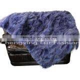 CX-D-117 Blanket Baby/Baby Real Fox Fur Blanket Custom Blanket thumbnail-3