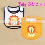 Newest 2015 Summer Mom and Bab Bibs for Babies Wholesale Cotton Knitted Baby Bibs thumbnail-1
