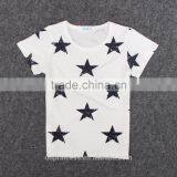 High Quality Baby Boy Clothes Cotton T-shirt White Many Designs T-shirt Printing thumbnail-1
