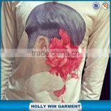 Global Latest Fashion Design Printing Tshirt With Long Sleeve Wholesale Manufacture Shirts thumbnail-2