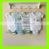 100% Cotton Short Sleeve Baby Rompers Clothes thumbnail-1