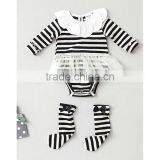 5pcs/lot Toddler Girls Romper Long Sleeve Cotton Princess Striped Baby Girl Jumpsuit Kids Rompers 3pcs Set Infant Clothes thumbnail-2