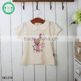 Kids 100% Cotton Summer Custom Printing T-shirt Baby Clothes for Girl thumbnail-2