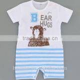 100% Cotton Short Baby Romper Wholesale thumbnail-3