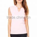 Bella+Canvas Women's Cotton Spandex Slit-V Raglan Tee - 95% Combed and Ring-spun Cotton 5% Spandex and Comes With Your Logo thumbnail-4