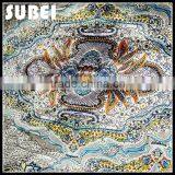 12MM High-end Luxury Mulberry Silk Fabrics,digital Printing Pure Silk Satin Plain Fabric for Dress and Cheongsam thumbnail-1