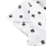 Summer High Qanlity Solid Color Short Sleeve Kids Boys Shirt thumbnail-3