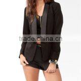 Satin Lapel Tuxedo Jacket thumbnail-1