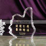 Iceberg Shape Pure High Quality K9 Crystal Thumb Iceberg With Painting Award JKC-0080 thumbnail-1