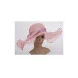 13cm Soft Wavy Brim Tea Party Hats / Sinamay Church Hats For Women thumbnail-1