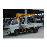 Lifting Hydraulic Truck Crane , Fast Response Telescoping Boom Crane