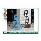 Exhibition , Shop Waterfall Tile Display Shelf / Tile Holder Display With Logo Print thumbnail-1