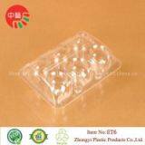 Clear Disposable Plastic Clamshell Egg Tray/box thumbnail-2
