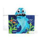 Different Style Boys Towel Poncho , Kids Swimming Towels With Hoods thumbnail-1