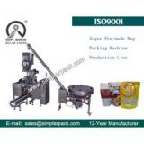 Automatic Auger Filler Pre-made Bag Packing Machine Production Line