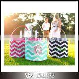 Wholesale Fashionable Monogrammed Chevron Bucket thumbnail-2