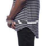 Popular 2017 Long Black Striped Tee thumbnail-3