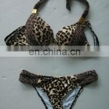 Ladies sexy leopard printing adjustable strap beachwear/bikini