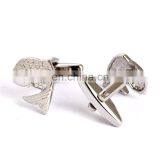 Sliver Plating Carp Fish Fashion Brand Design Shirt Cufflinks thumbnail-3