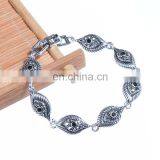 2017 Fashion Retro Jewelry Colorful Resin Crystal Gemstone Bracelet thumbnail-2