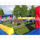 Commercial Grade Inflatable Football Game Human Foosball Inflatable Foosball Field