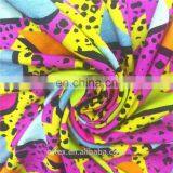 Customer Printed Natural 95 Bamboo 5 Spandex Fabric for Head Scarf thumbnail-2