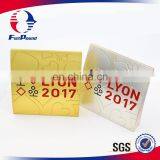 New Design 2017 Metal Paperweight in Gold and Nickel Plating thumbnail-1