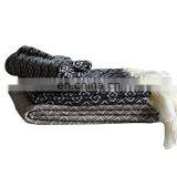 Amazon Hot Sale High Quality Super Soft Chunky Acrylic Yarn Super Soft Plain Blanket thumbnail-3