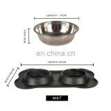 New Flexible and Easy to Clean Silicone Waterproof Non-slip Pet Dog Cat Feeding Tray Bowl Mat For Cat Dog New Flexible and Easy thumbnail-6