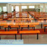 FRP Fiberglass Canteen Chairs With Small Desk thumbnail-3