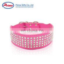 Wholesale PU Leather Luxury Bling Dog Collar With Custom Logo thumbnail-3