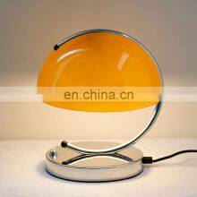 New Product Modern Table Lamp Art Glass Hat Desk Light Bedroom Bedside LED Table Lamp thumbnail-1