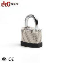 Industrial Rust-proof 38mm Short Laminated Steel Shackle Safety Padlock thumbnail-5