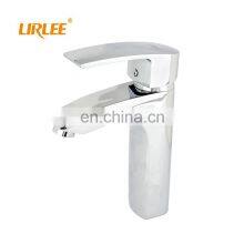 LIRLEE OEM Bathroom Brass Floor Faucet Basin Mixer thumbnail-4
