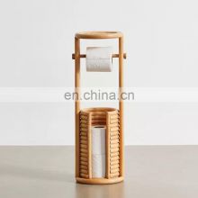 Rattan Toilet Paper Holder, Toilet Paper Stand, Towel Racks