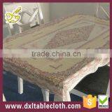 Garden New Decorat Printed PVC Transparent Tablecloth --Red