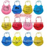High Quality Silicone Baby Bibs , Waterproof Silicone Baby Bibs Wholesale AG-BSL0011
