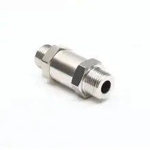 Stainless Steel Double External Thread Check Valve 304 External Thread One-way Valve 2-way 4-way Anti-backflow Valve NPT Pressure-resistant Soft Seal thumbnail-2