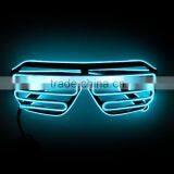EL Light Wire Flashing Shutter Shades Glasses thumbnail-2
