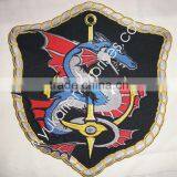 High QualityMachine and Hand Embroidred Fashion Badges Patch Insignia Emblem Uniforms Accessories