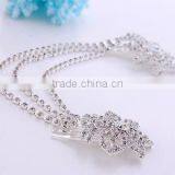 Wholesale Custome Jewelry Clear Crystal Flower Hair Accessory thumbnail-2