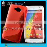 Wholesale TPU S Wave Matte Non-slip Mobile Cell Phone Case for Moto Droid Turbo XT1254 thumbnail-2