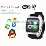 3G WiFi GPS GSM Android Smart Watch, Sim Card Phone Call thumbnail-2