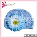 Beautifly Sunflower Baby Winter Hat,hand Knitted Baby Hat,environmental Fabric for Hat thumbnail-2