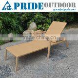 Wicker Teak Handrails With Wheels Rattan Product Modern Outdoor Lounge Chair thumbnail-1