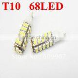 New 168 192 W5W T10 68smd 1206 DC12V White 68LED 1206 SMD LED Car Auto Bulbs LED Signal Lights White Super Bright thumbnail-2