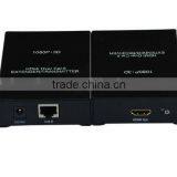 NEW 60m Rj45 HDMI Extender With Remote IR by Single CAT5e/6 Cable thumbnail-1