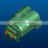 2pin Right Angle Panel Mount Waterproof Automotive Plastic Connector