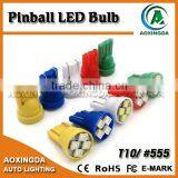 Good Quality 3528 4 Smd Non Ghosting Led Bulb 6.3V Pinball #555