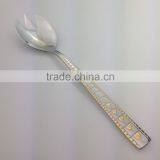 Stainless Steel Cutlery Salad Fork With Gold and Blast Factoy Directly in Jieyang thumbnail-1